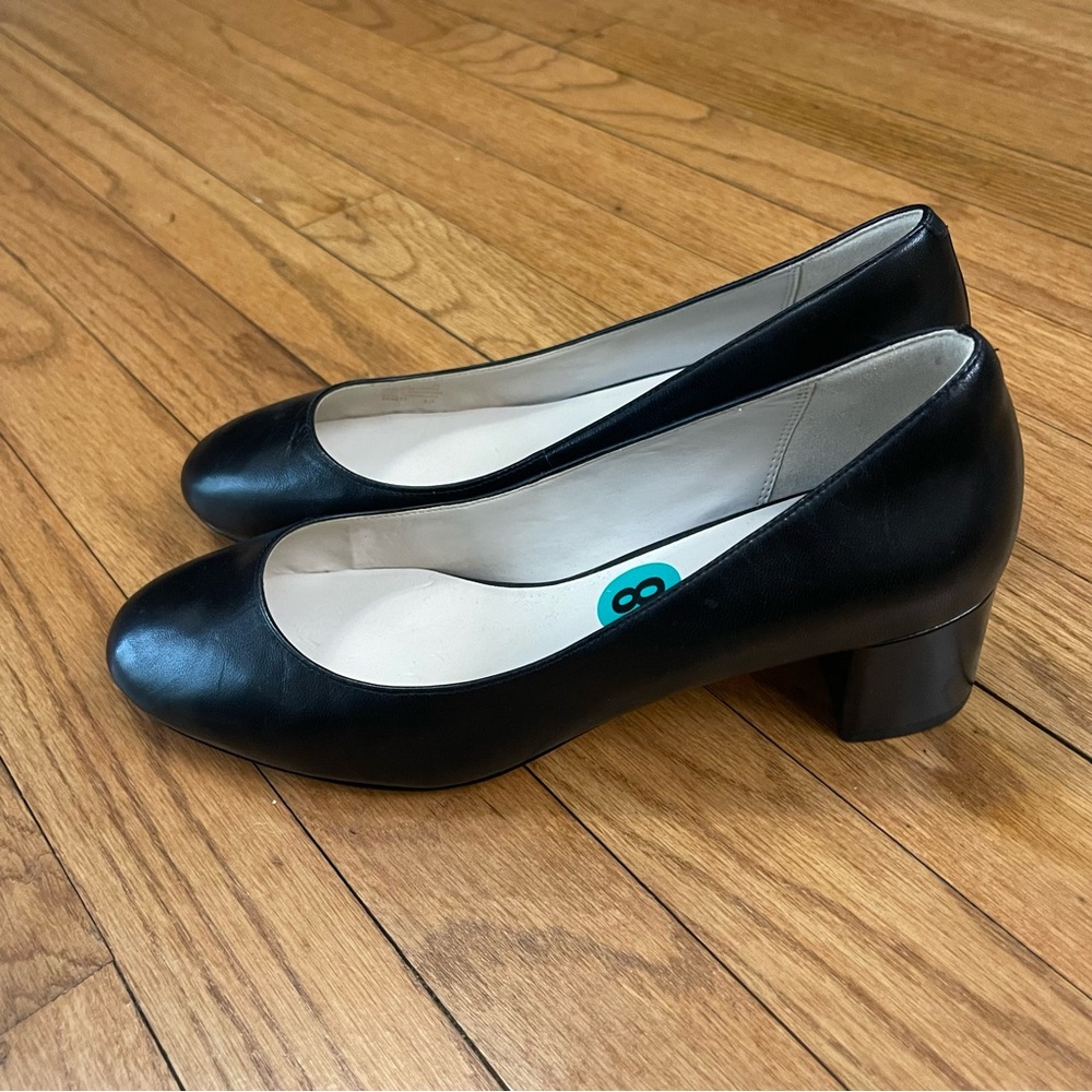 Cole Haan Women’s Shayla Block Heel Pumps Size 8 Black